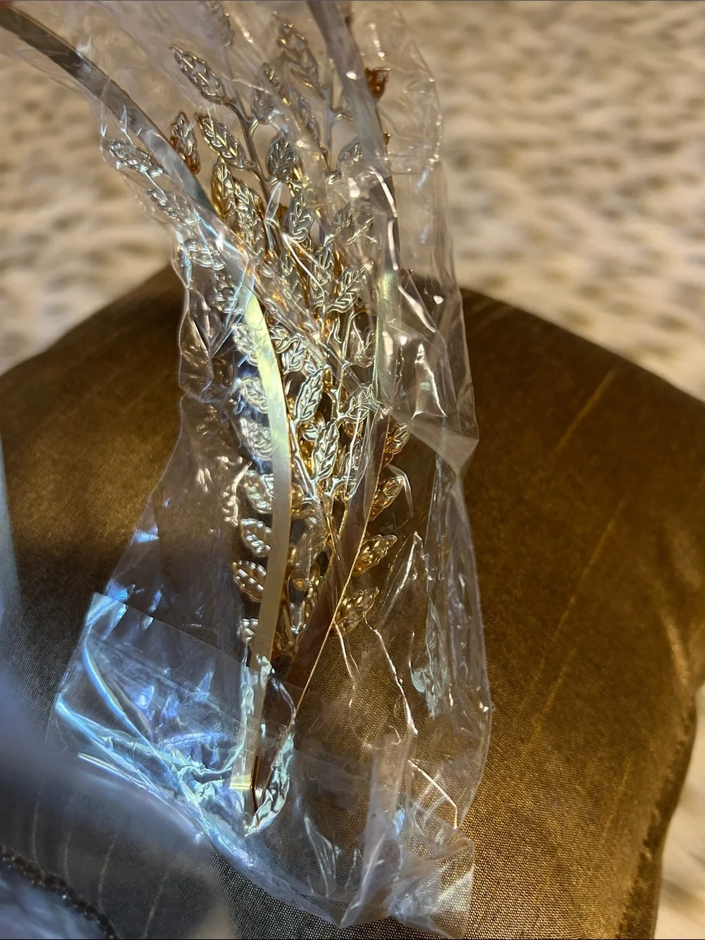 Gold Leaf Decorative Headband - Women Accessories